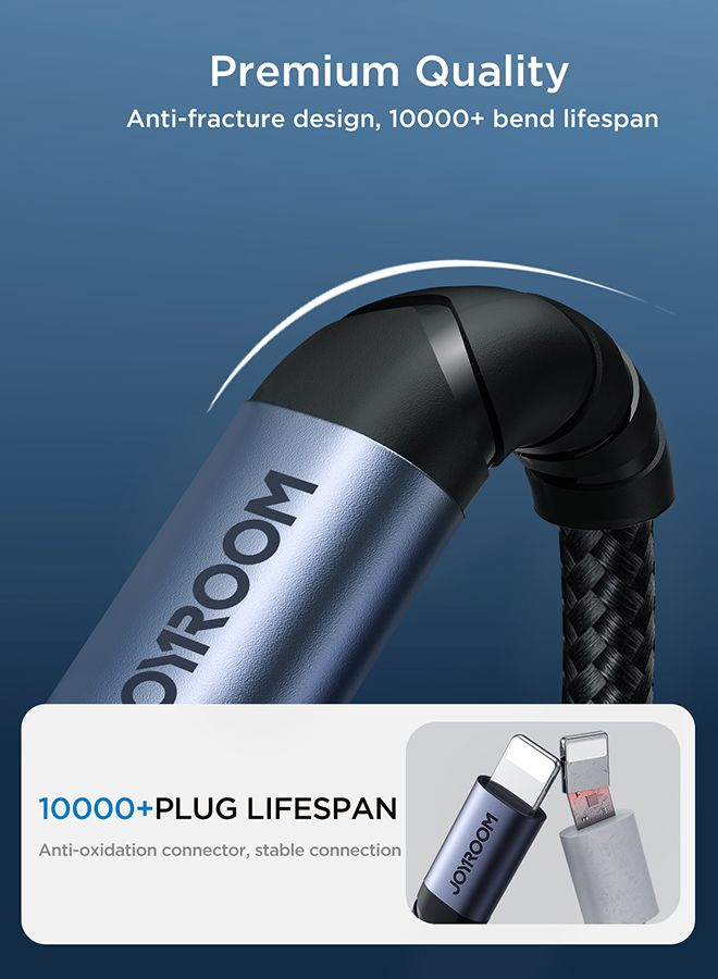 Picture of Joyroom SY-L01 Audio-Transfer Series 2-in-1 Audio Adapter (Lightning to 3.5mm+Lightning)-Black (Call Version)