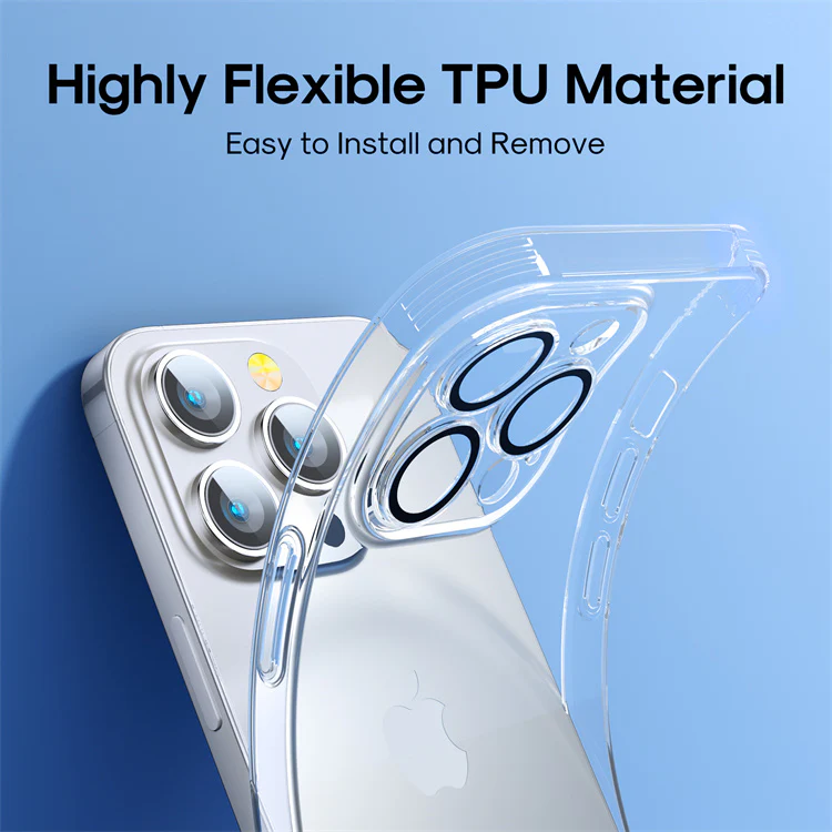 Picture of Joyroom JR-16FG6 Magnetic Protective Phone Case for iPhone 16 Pro-Matte Transparent