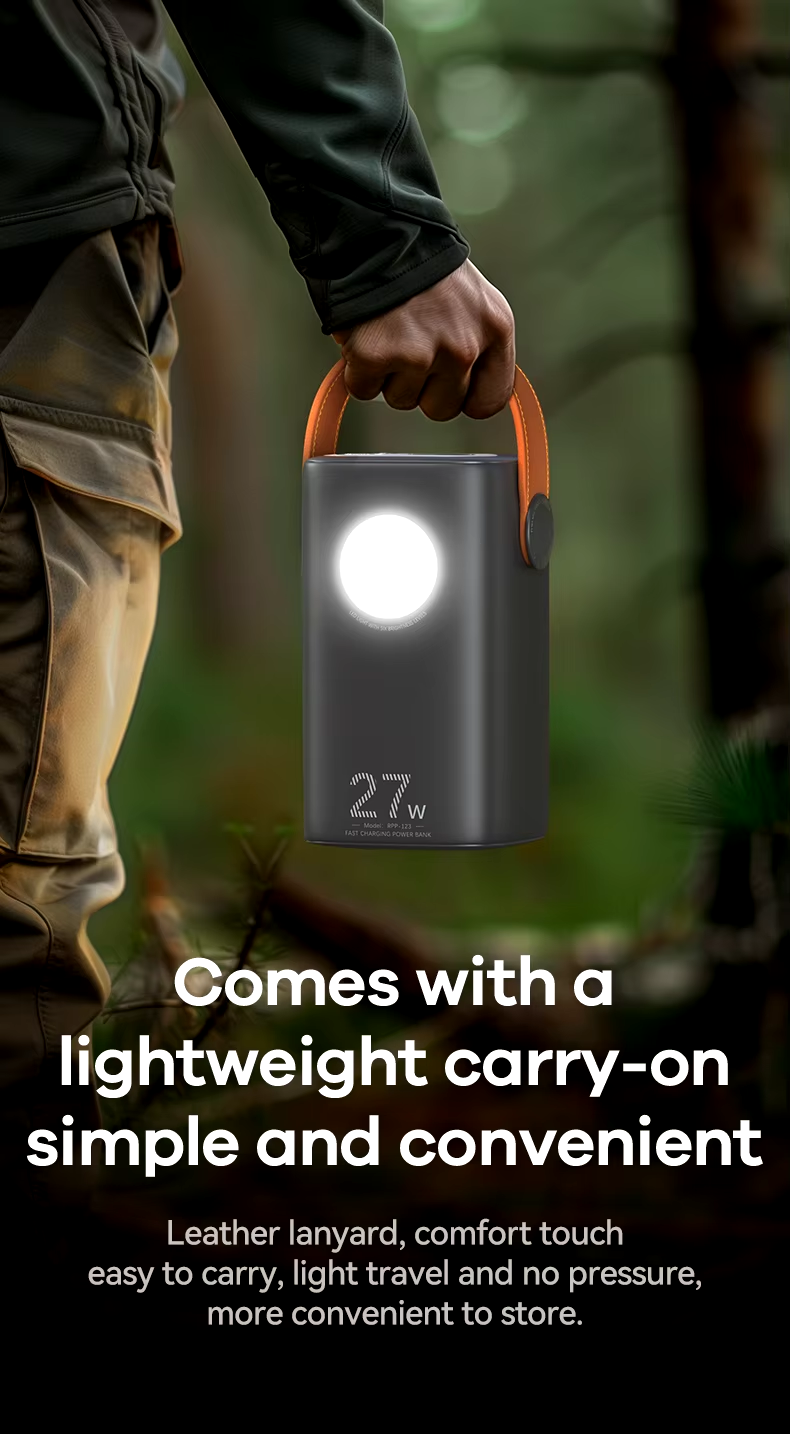 Picture of REMAX RPP-123 Gutitan Series 60000mAh PD+QC Fast Charging Power Bank(PD 27W+QC 22.5W) - Grey