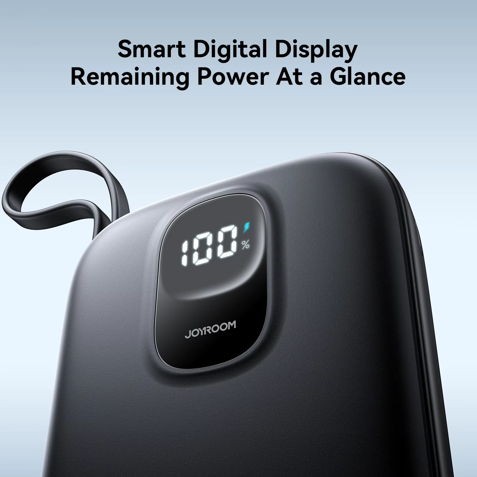 Picture of JOYROOM JR-PBF17 PD 22.5W Fast Charging 10000mAh High Capacity Power Bank with Type C Cable