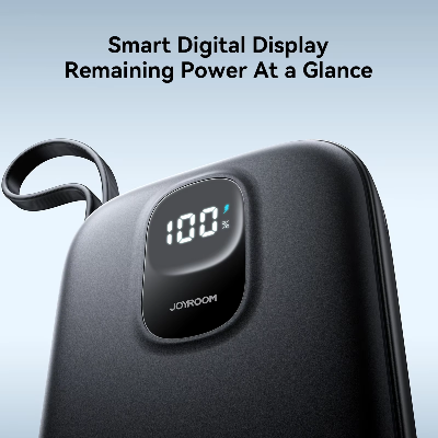 Picture of JOYROOM JR-PBF17 PD 22.5W Fast Charging 10000mAh High Capacity Power Bank with Type C Cable