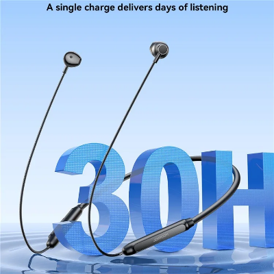 Picture of JOYROOM JR-D8 Neckband Wireless Earphone Low Latency Bluetooth-compatible 5.4 Headphone - Black