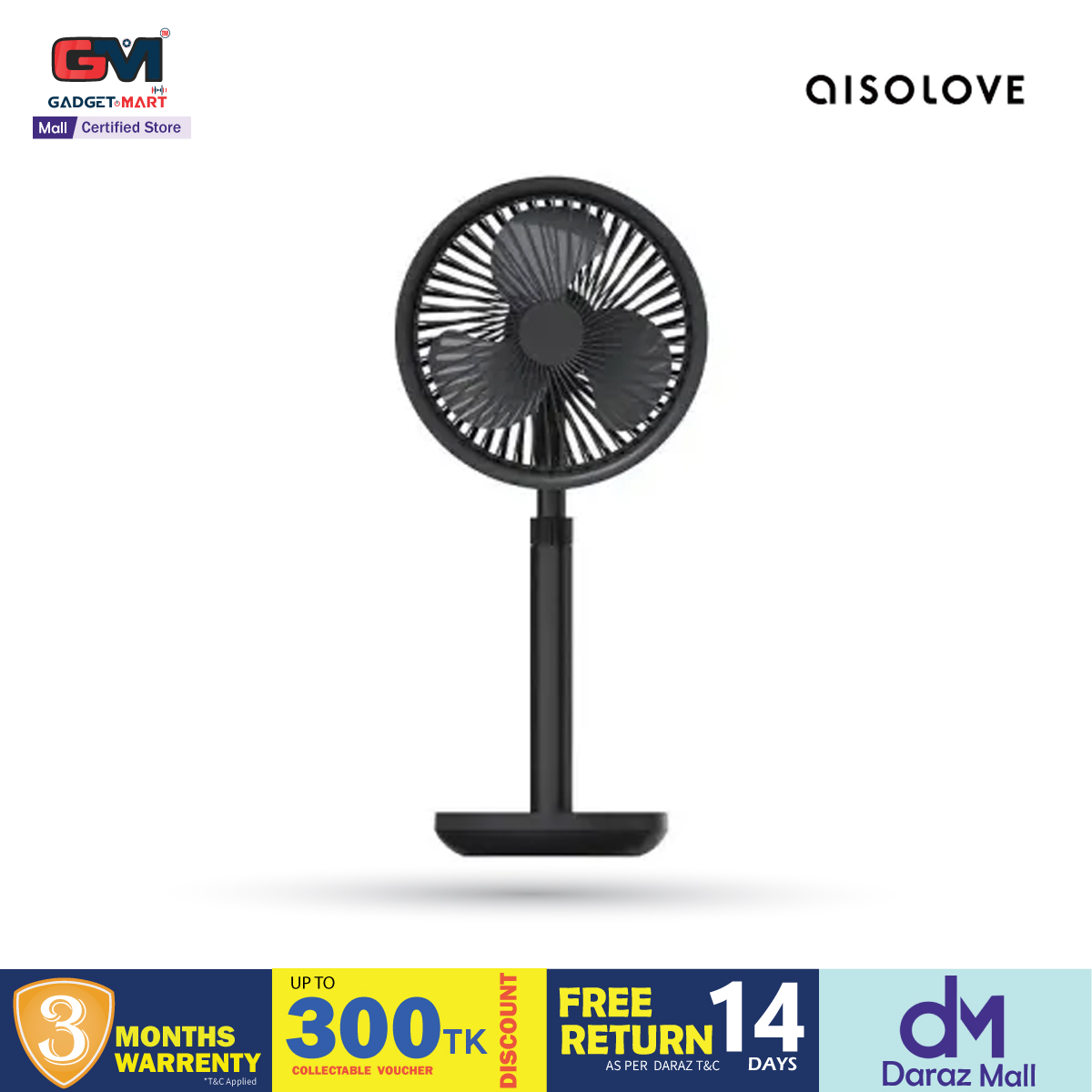 Picture of Xiaomi Solove F5P Desktop Stand Fan with Swing & Extendable - 4000mAh