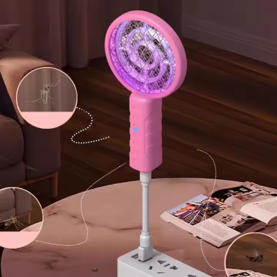 Picture of Lollipop Design Mini Mosquito Killer Lamp Portable Bug Zapper USB Mosquito Swatter
