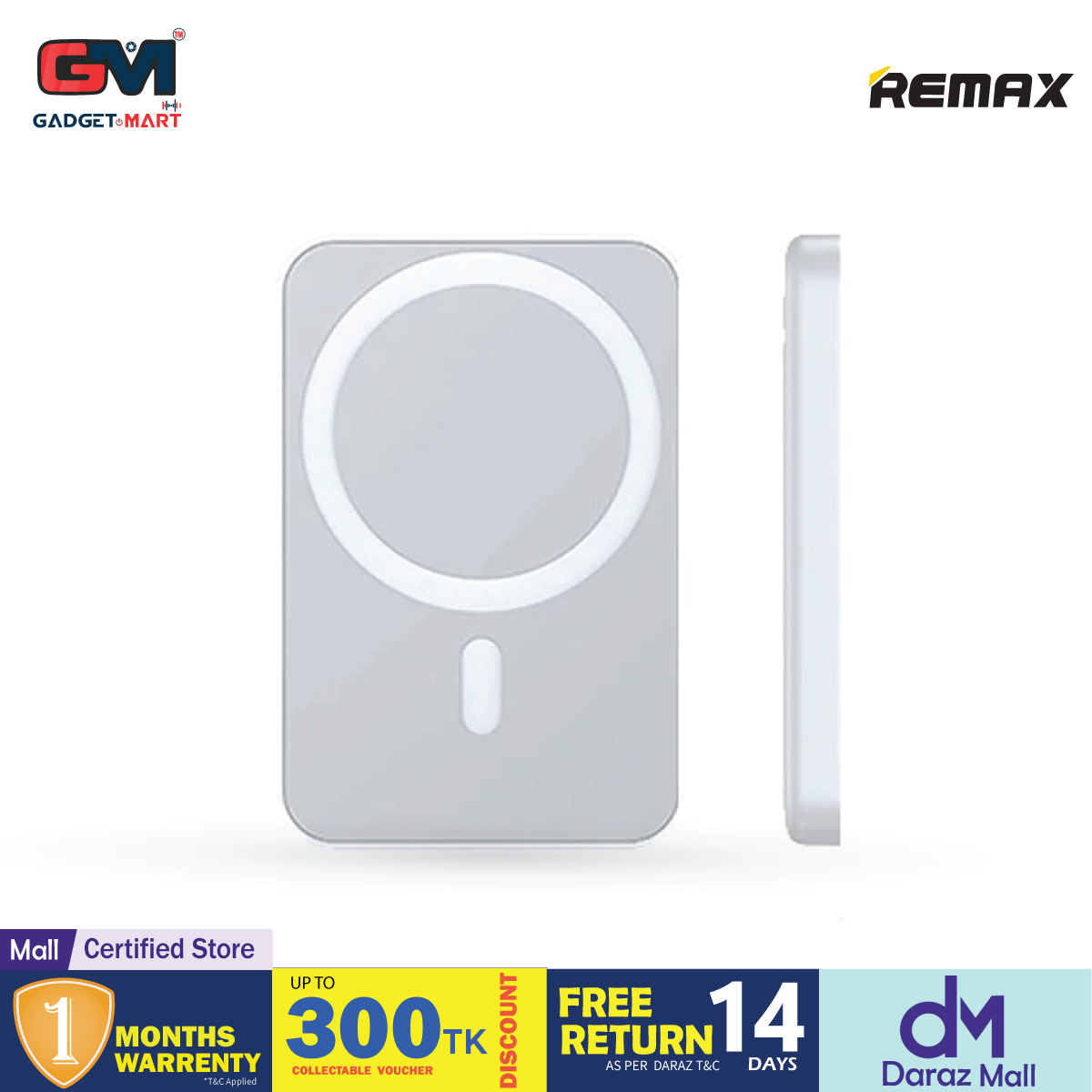 Picture of Remax Rpp-65 Magnetic Wireless Power Bank 10000Mah Magnet Wireless Charger Powerbank