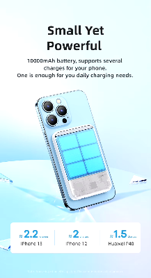 Picture of Remax Rpp-65 Magnetic Wireless Power Bank 10000Mah Magnet Wireless Charger Powerbank