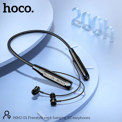 Picture of Hoco MMJ-01 Wireless Bluetooth Neckband Headphone - Black