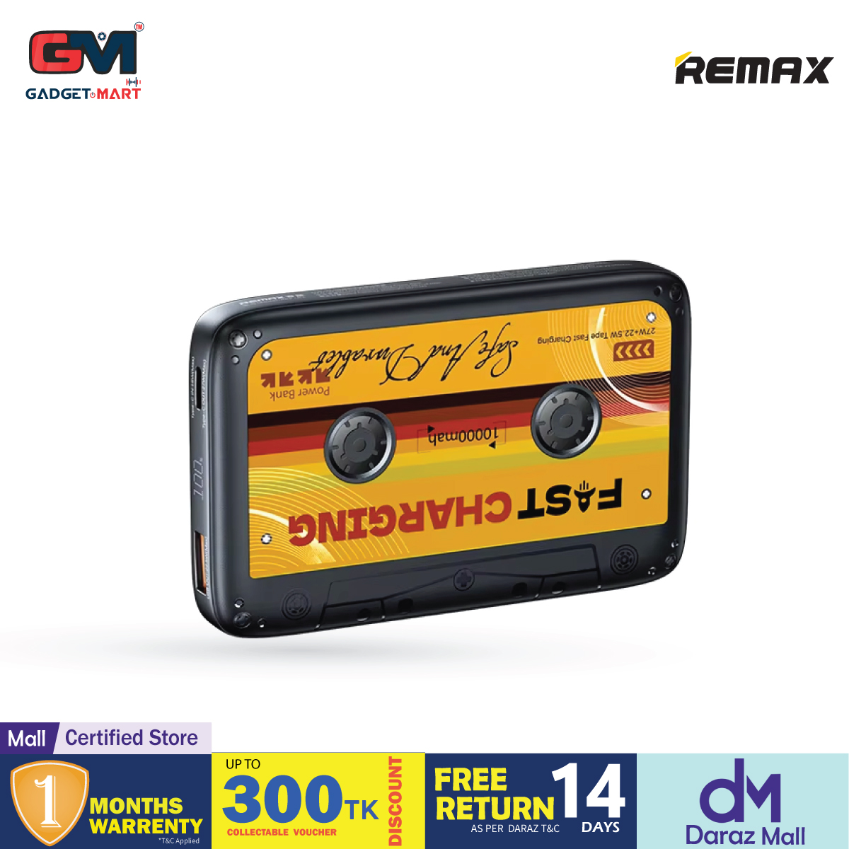 Picture of Remax RPP-B1 27W + 22.5W Fast Charging Power Bank 10000mAh Portable Powerbank