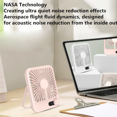 Picture of Remax RS-ZF03 Ultra Slim Rechargable Desktop Fan - White