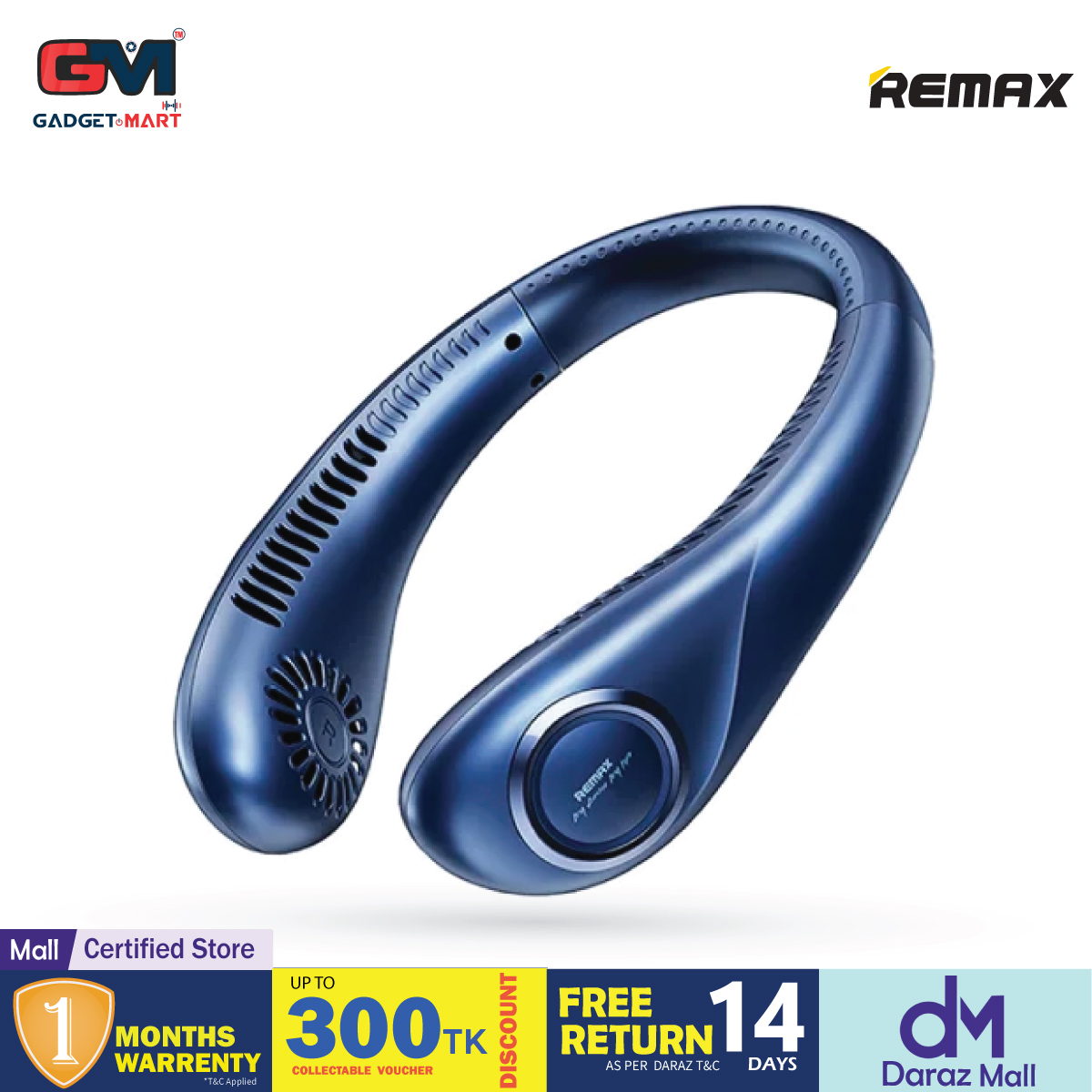 Picture of Remax F23 Bladeless Rechargeable Neck Fan