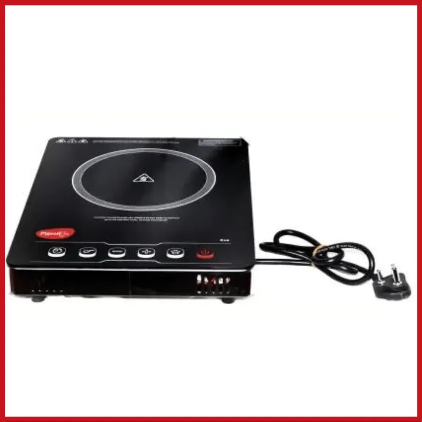 Picture of Pigeon Eva Plus 2000W 3-Ring Infrared Cooker with Time Control, Fire Choice Option, and Feather Touch Operation (Best price)