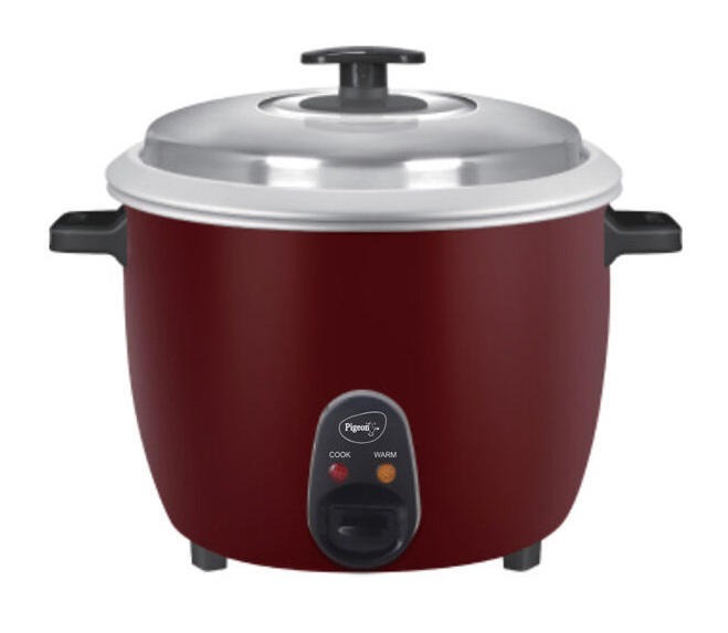 Picture of Pigeon JOY+ 2.8L 1000W Double Pot Rice Cooker| Durable build with user-friendly handles (Best price)