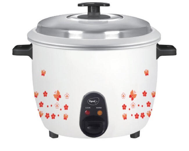 Picture of Pigeon JOY+ 2.8L 1000W Double Pot Rice Cooker| Durable build with user-friendly handles (Best price)