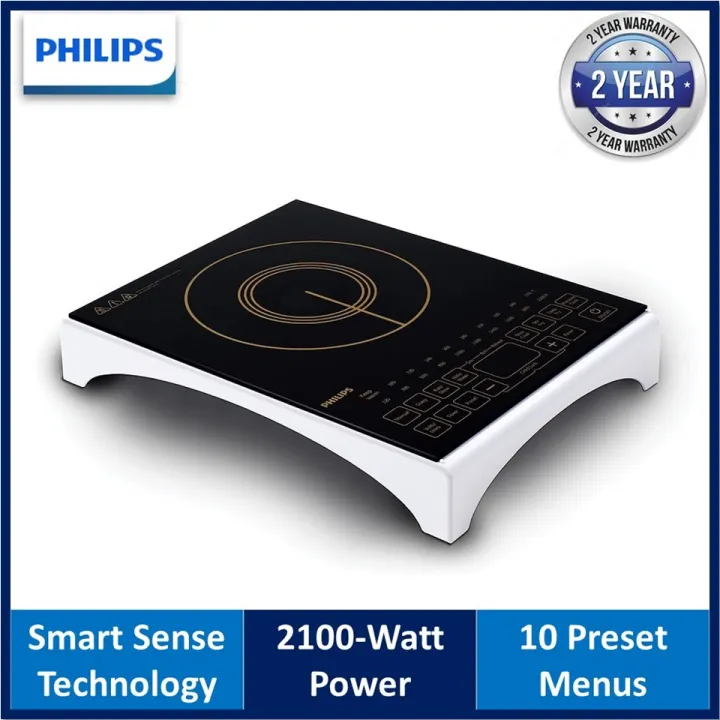 Picture of Philips induction cooker HD4938 /01 (2100W)Micro Crystal Plate, Auto-Off Program, Cool-to-Touch Surface, No Flame Cooking (Best price)