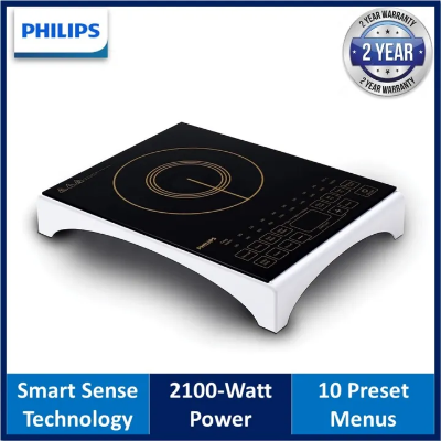 Picture of Philips induction cooker HD4938 /01 (2100W)Micro Crystal Plate, Auto-Off Program, Cool-to-Touch Surface, No Flame Cooking (Best price)