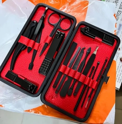 Picture of Manicure Set Pedicure Nail Clippers 12 Pieces Stainless Steel Professional