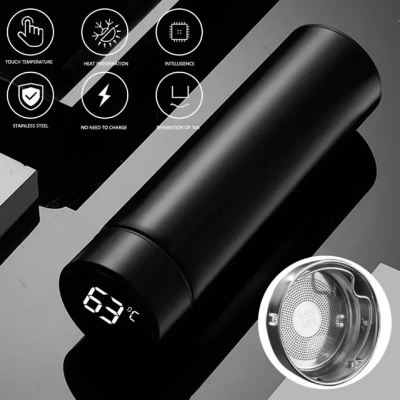 Picture of Smart Thermos Flask with Led Temperature Display In Touch water bottle| Puro Smart Shopping
