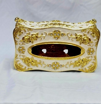 Picture of Luxury Style Tissue Box Fashion High Grade Home Office Hotel Car Facial Tissue Box Case Holder Tissue Box Paper HolderHome Hotel Decor