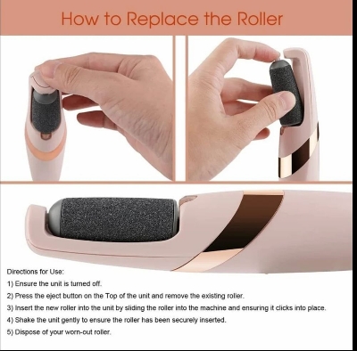 Picture of Automatic Flawless Electronic Pedicure Tool, For Foot Cleaning