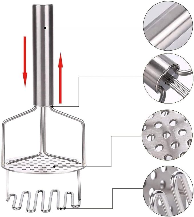 Picture of Stainless Steel Hand Potato/Vegetable/Pav bhaji Masher