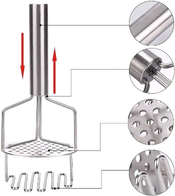 Picture of Stainless Steel Hand Potato/Vegetable/Pav bhaji Masher