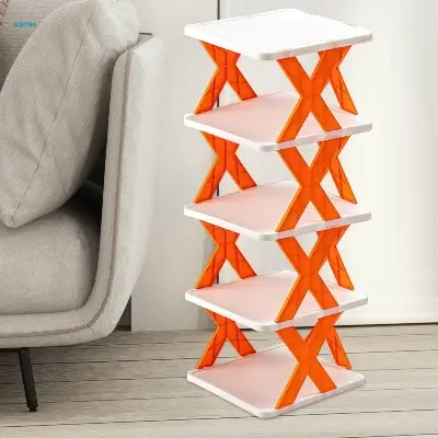 Picture of Portable 5 Layer Shoe Rack/ Portable Flexible Multifunctional Shoe Organiser