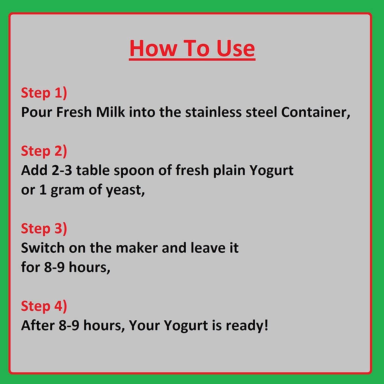 Picture of Automatic Stainless Steel Doi Yogurt Maker Machine/ Stainless Steel Inner Container Electric Yogurt Maker