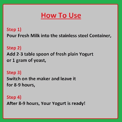 Picture of Automatic Stainless Steel Doi Yogurt Maker Machine/ Stainless Steel Inner Container Electric Yogurt Maker