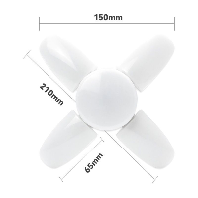 Picture of Foldable LED light Blade Fan color Led -3 Blade - Light - Light