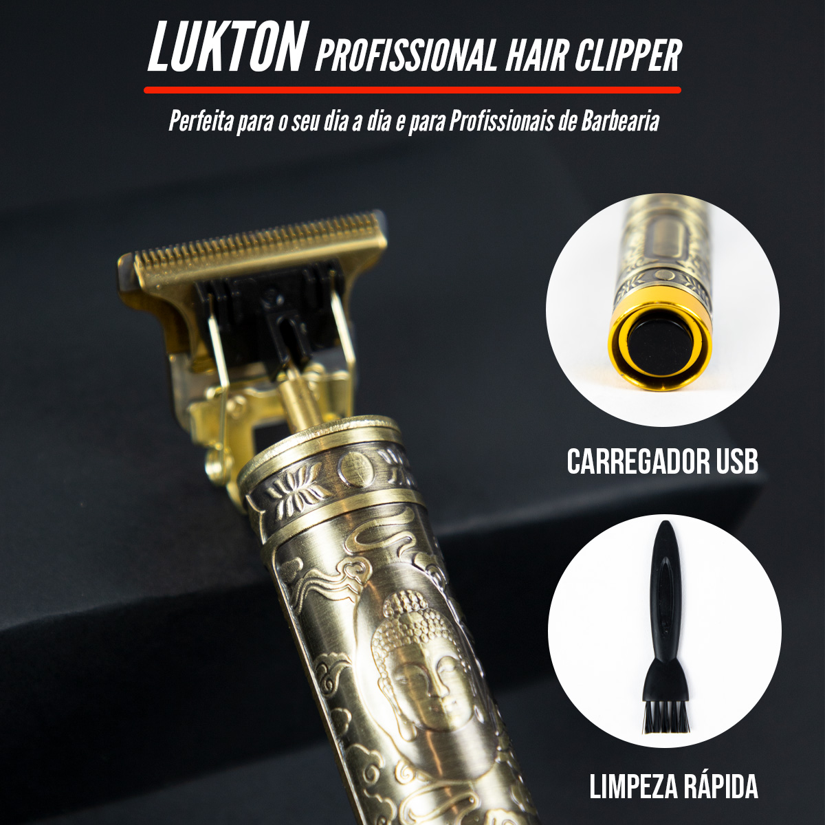 Picture of Vintage T9 Haircut Hair Trimmer - Rechargeable Professional Cordless Hair Trimmer