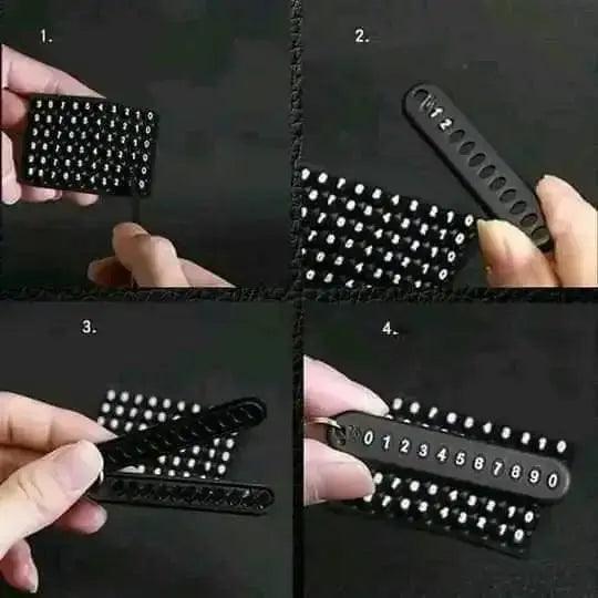 Picture of Key Ring With Phone Number