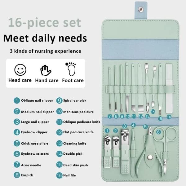 Picture of Stainless Steel Nail Cutter Tool Set 16pcs/Set
