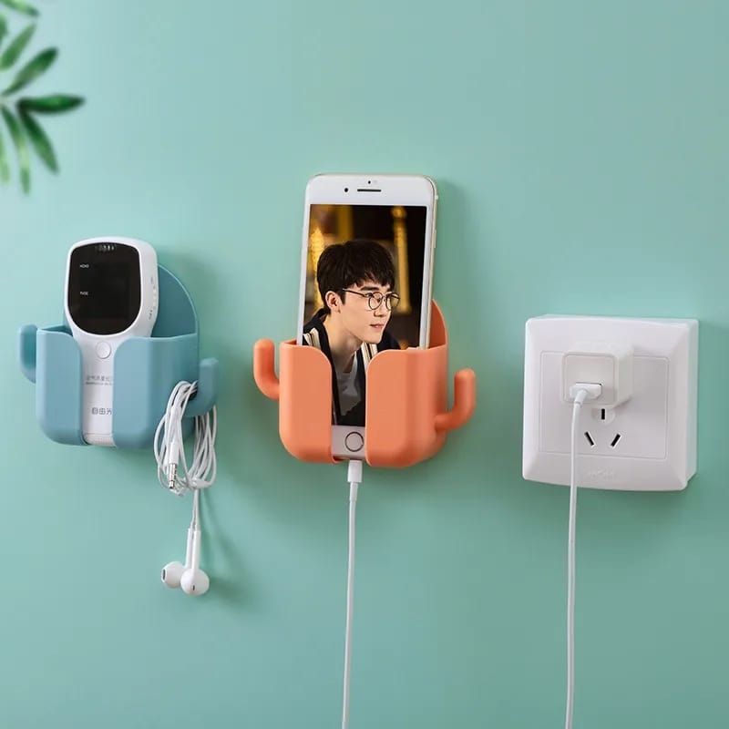 Picture of Wall Mobile Phone Holder Plug Phone Charging Stand
