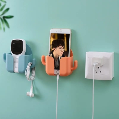 Picture of Wall Mobile Phone Holder Plug Phone Charging Stand