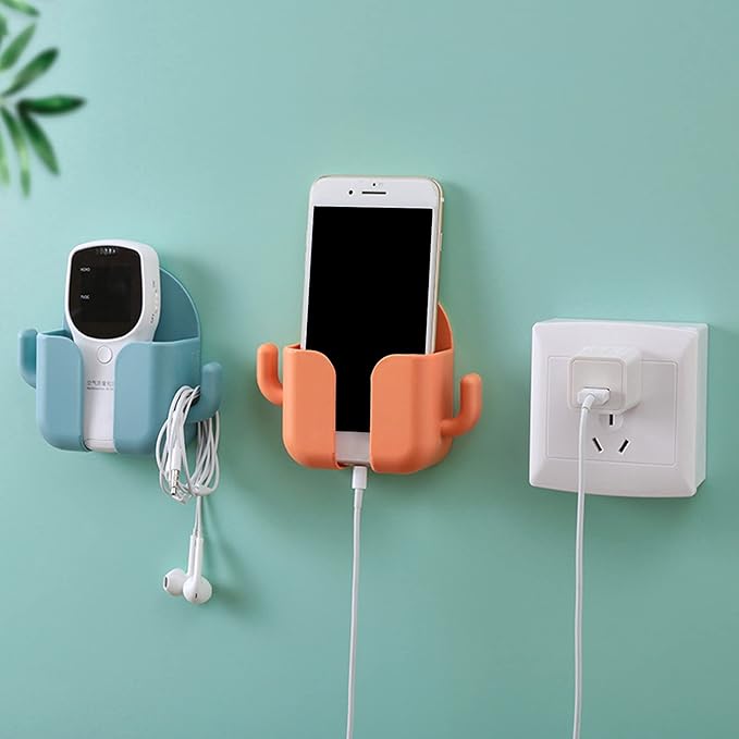 Picture of Wall Mobile Phone Holder Plug Phone Charging Stand