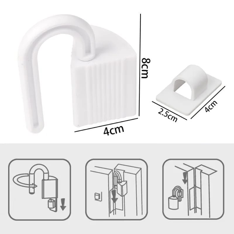 Picture of Safety Door Hinge Stopper || Baby Anti-Pinch Hand Door top Finger Pinch Guard Child Safety Door Stopper || Baby Finger Hands Anti-Pinch Protector Guard Security Door Lock