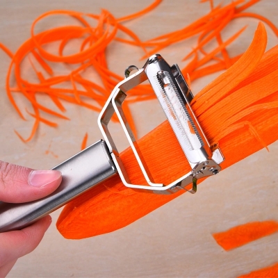 Picture of Multifunctional Vegetable Peeler Double Blade for Fruit Vegetable skin remover Cutter