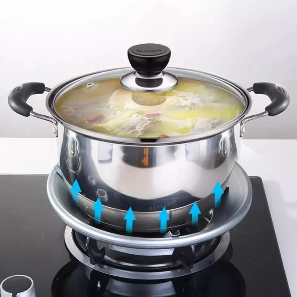 Picture of Kitchen Fire-gathering Energy Saving Windshield Gas Cooker Stand Gas Cooking Wind Shield Cover