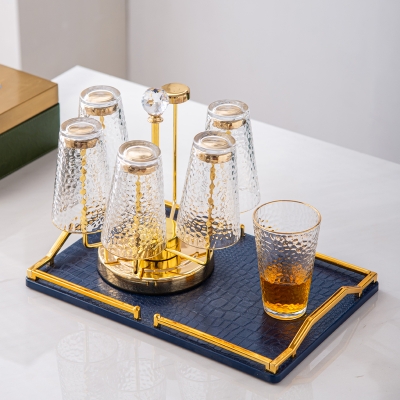 Picture of Stainless Steel Glass Rotating Cup, Mug, Glass Holder Rack || Glass Holder Rack Rotating Stand, Kitchen Rack