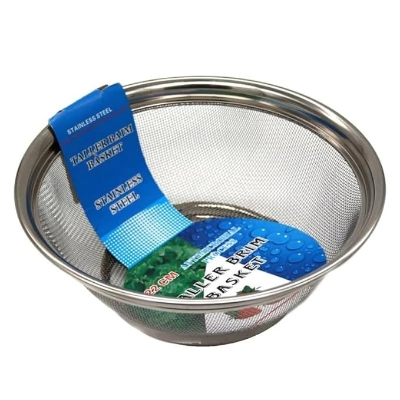 Picture of Chakni/Strainer/Filter/Taller Brim Basket/Rice Filter -Stainless Steel-(25cm)