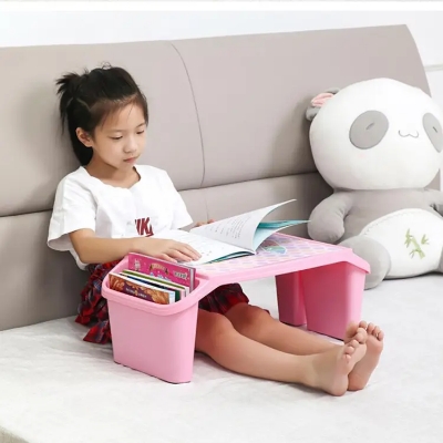 Picture of Baby Reading Table || Children's Study Table Baby Snack Table Storage Box, Writing Plastic baby Table Arabic with Alphabet