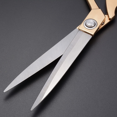 Picture of Golden Handle Stainless Steel Tailor Scissors-Large(10.5 Inch)
