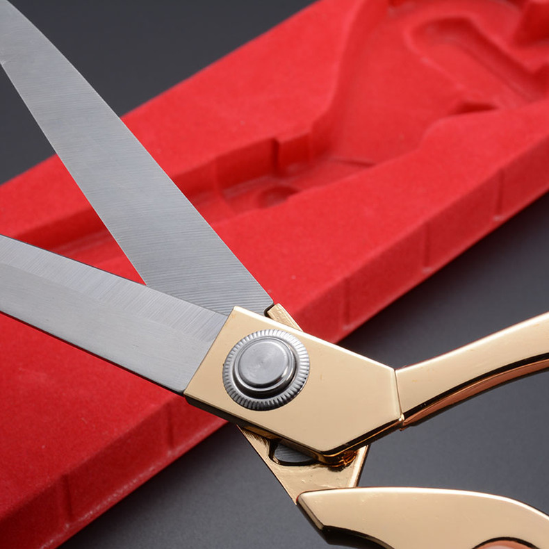 Picture of Golden Handle Stainless Steel Tailor Scissors-Large(10.5 Inch)