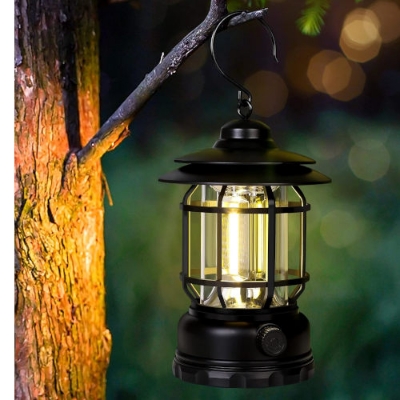 Picture of Camping Light - Camping Lamp, LED Camping Lantern, USB Charging Outdoor Camping Tent Lights, Multifunctional Hanging Light for Outdoor Camping, Hiking, Garden, Fishing, Portable Emergency Searchlight