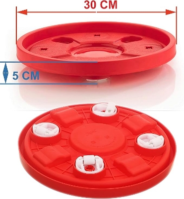 Picture of Multifunctional Trolley - Cylinder Trolley Easily Movable Stand with Wheels, Gas Trolley, LPG Cylinder Stand, Water Bottle Trolley, Flower Pot Stand