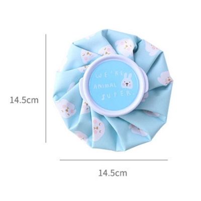 Picture of Ice Bag for Injuries, Swelling, Headache, Pain Relief, First Aid-Cold Pack Screw Top Lid-Reusable, Refillable, Flexible & Waterproof Pouch || Hot water bag