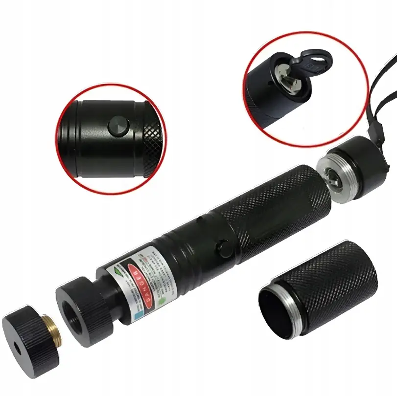 Picture of High Power Laser Light - USB Rechargeable Green Laser Pointer, 2000 Metres Laser Pointer High Power Pen, Cat Laser Toy, Long Range Green Laser Pointer for Presentations, Stargazing, Hiking (Green Light)