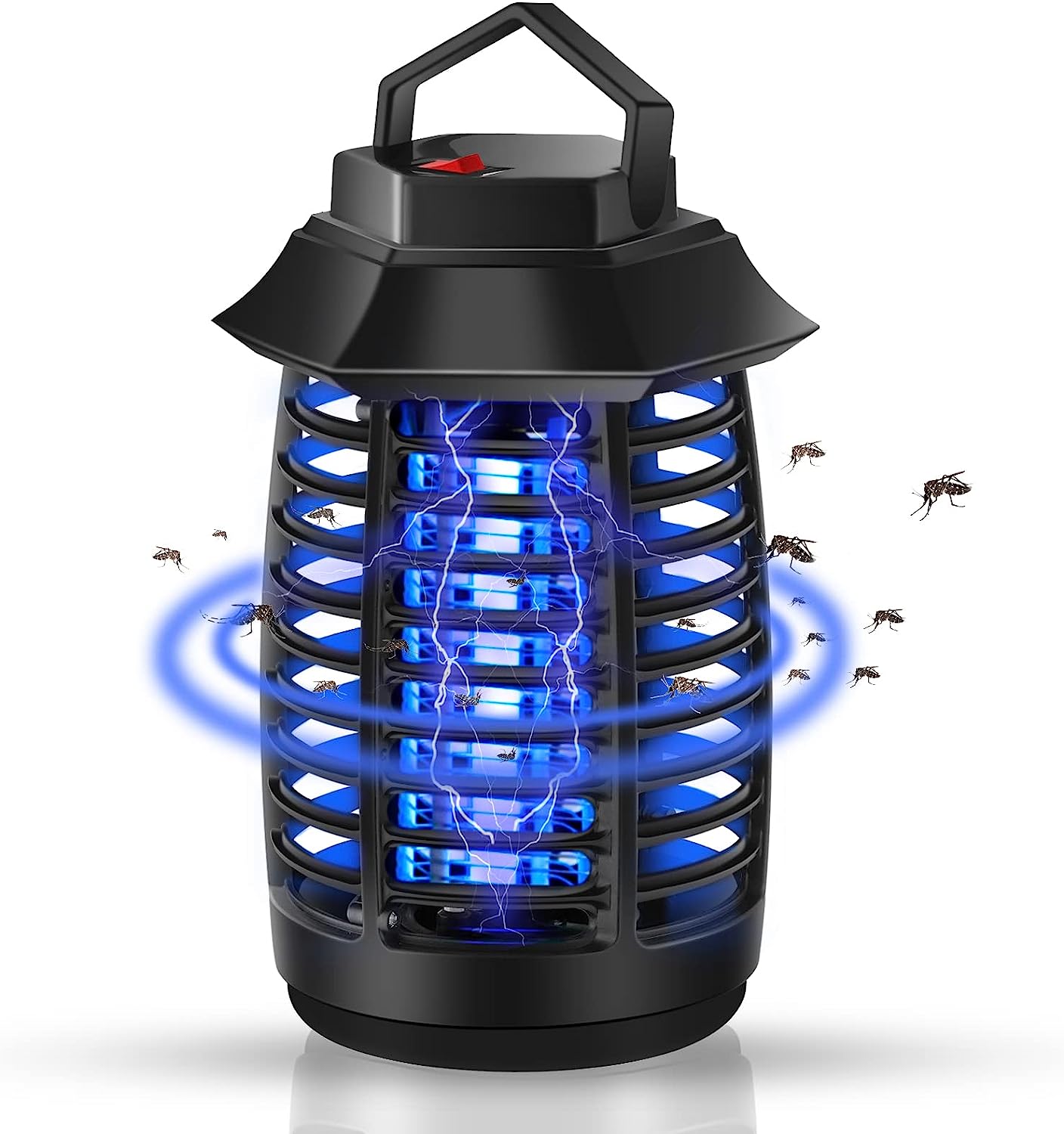 Picture of Electric Shock Mosquito Killer Lamp - Anti-Mosquito Lamp, Insectaway UV Electric Fly Killer Indoor Fly Trap Insect Killer Mosquito Killer Lamp