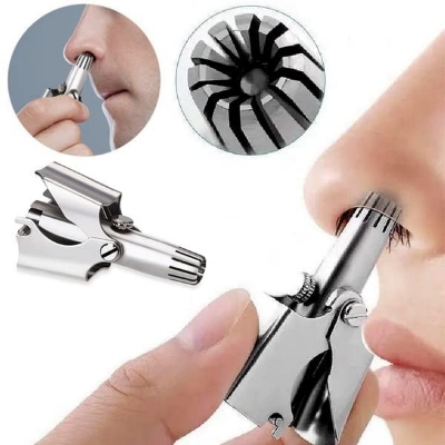 Picture of Manual Nose Hair Trimmer - Portable Stainless Steel Nose Hair Remover for Men & Women  || Professional Manual Nose Hair Tweezers Remover for Man & Women