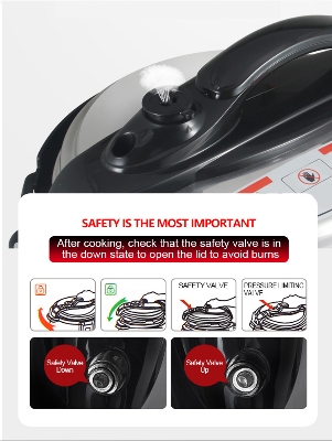Picture of High Quality Multipurpose Electric Pressure Cooker - NEPC-08L